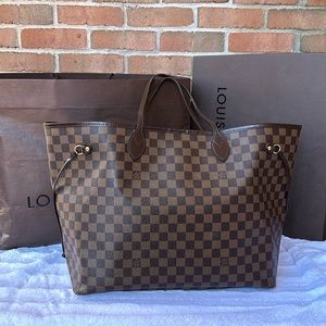 Authentic Neverfull GM Damier Ebene